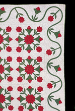 Load image into Gallery viewer, Rose Applique Quilt