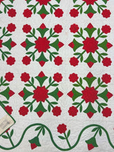 Load image into Gallery viewer, Rose Applique Quilt