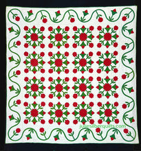 Load image into Gallery viewer, Rose Applique Quilt