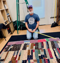 Load image into Gallery viewer, Strippy Crazy Quilt, Reversible