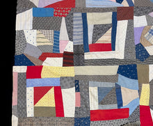 Load image into Gallery viewer, Cotton Crazy Quilt Top