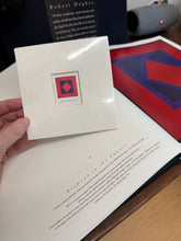 Load image into Gallery viewer, Framed “Amish Quilts” Stamp — Diamond in the Square