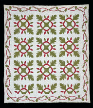 Load image into Gallery viewer, Oak Leaf and Reel Quilt
