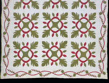 Load image into Gallery viewer, Oak Leaf and Reel Quilt