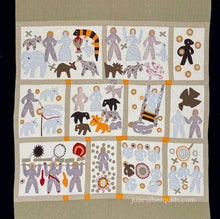 Load image into Gallery viewer, Harriet Powers Bible Quilt (Smithsonian) Reproduction