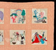 Load image into Gallery viewer, Bible Scenes Crib Quilt