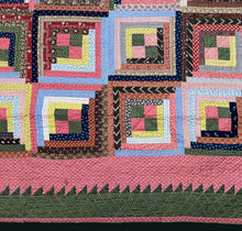 Load image into Gallery viewer, Log Cabin Quilt
