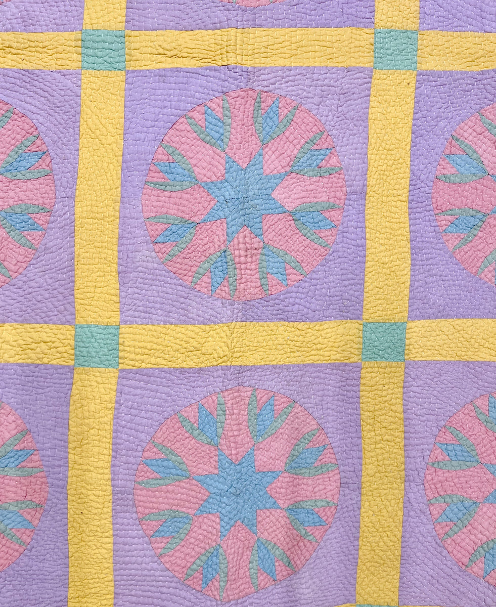 Cottage Tulip Quilt Julie SIlber's Antique Quilt Store