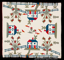 Load image into Gallery viewer, Farm House Folk Art Quilt
