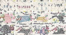 Load image into Gallery viewer, "GOD BLESS THE U.S.A. 1998" quilt