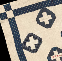 Load image into Gallery viewer, Indigo Friendship Quilt