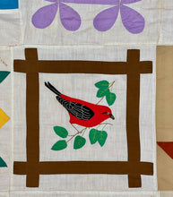 Load image into Gallery viewer, Sampler Summer Quilt with Embroidered Pattern Names