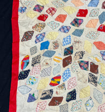 Load image into Gallery viewer, Diamond Sunburst, Free-Floating Applique Quilt