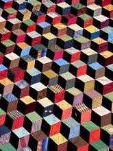 Load image into Gallery viewer, Tumbling Blocks Quilt