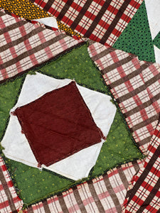 Diamond in the Square Quilt Top