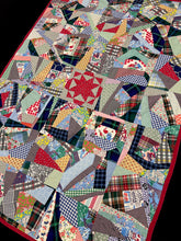 Load image into Gallery viewer, Double Sided Cotton Crazy Quilt
