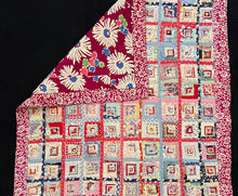 Load image into Gallery viewer, Log Cabin Crib Quilt
