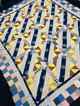 Load image into Gallery viewer, Unknown Design Patchwork Quilt Top