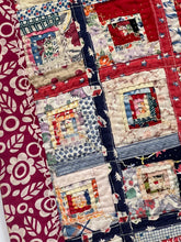 Load image into Gallery viewer, Log Cabin Crib Quilt