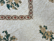 Load image into Gallery viewer, Broderie Perse Medallion, Chintz Borders Quilt