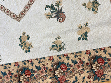 Load image into Gallery viewer, Broderie Perse Medallion, Chintz Borders Quilt