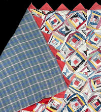Load image into Gallery viewer, Improvisational Log Cabin Quilt