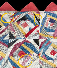Load image into Gallery viewer, Improvisational Log Cabin Quilt