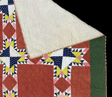 Load image into Gallery viewer, Feathered Star Quilt