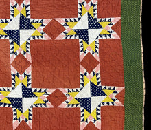 Load image into Gallery viewer, Feathered Star Quilt