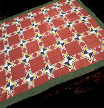 Load image into Gallery viewer, Feathered Star Quilt