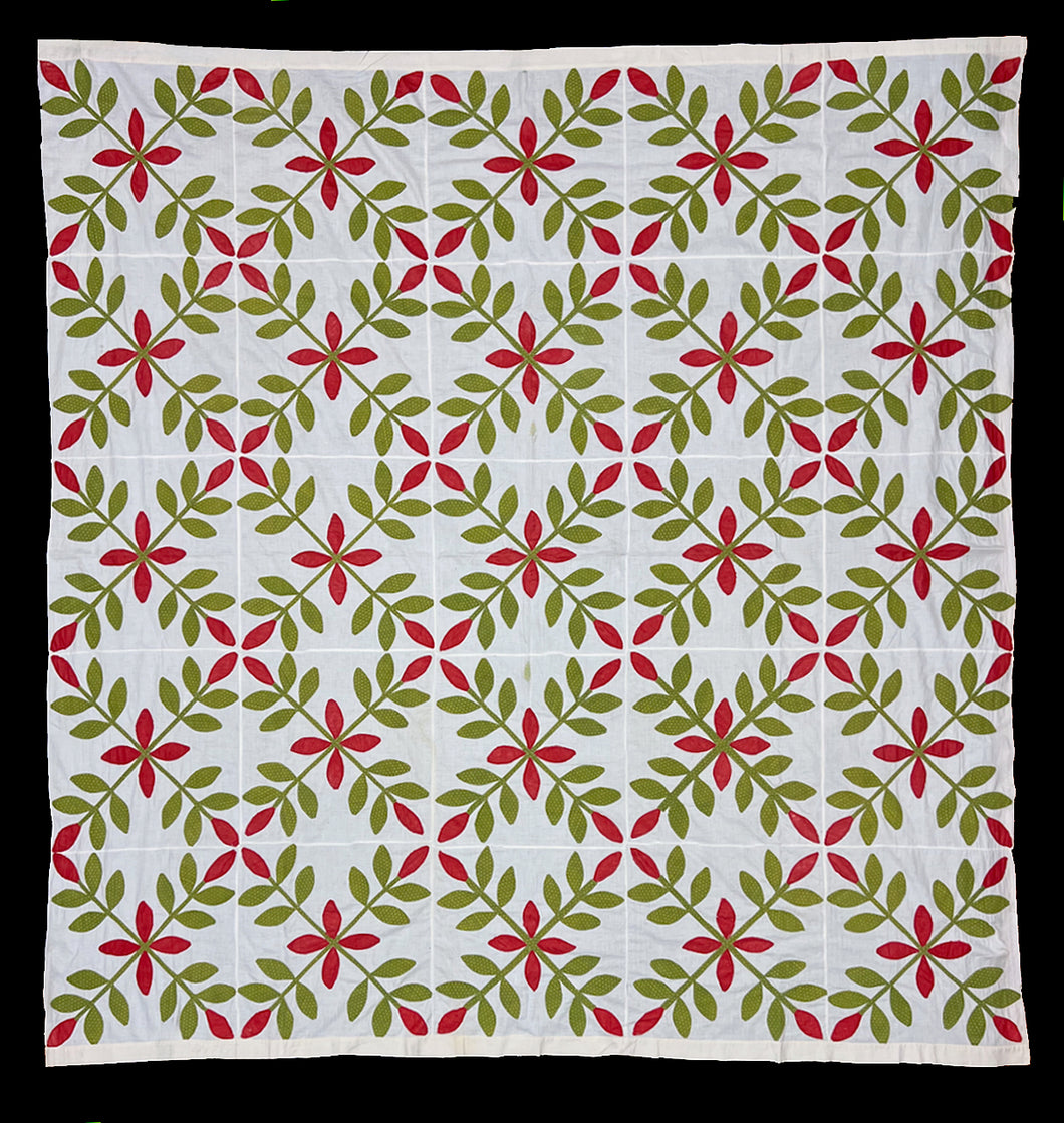 Laurel Leaves, Summer Quilt