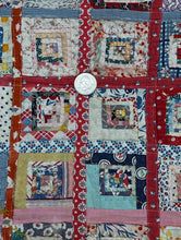 Load image into Gallery viewer, Log Cabin Crib Quilt
