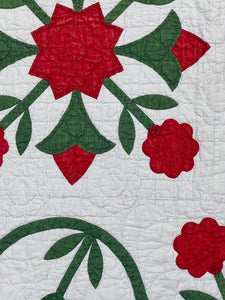 Rose Applique Quilt