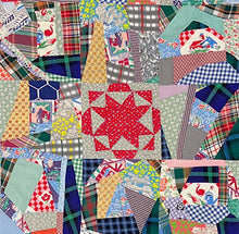 Load image into Gallery viewer, Double Sided Cotton Crazy Quilt
