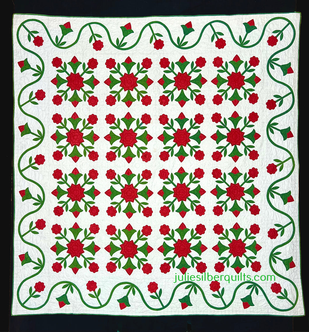 Rose Applique Quilt