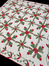 Load image into Gallery viewer, Poinsettia Applique Quilt
