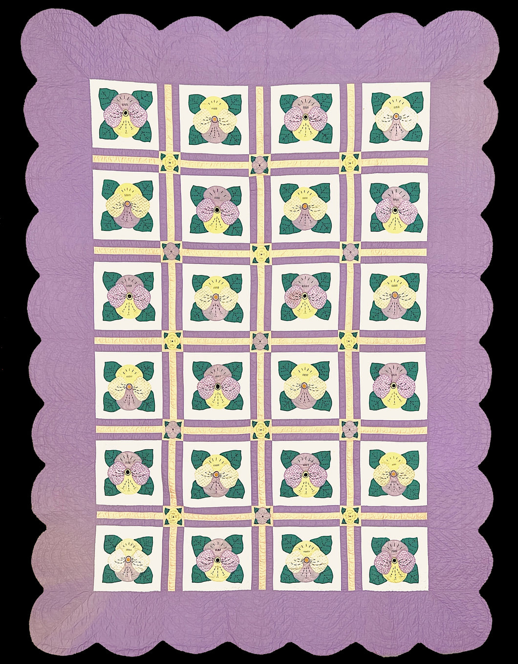 Pansies Quilt