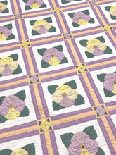 Load image into Gallery viewer, Pansies Quilt
