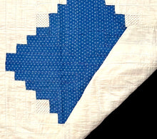 Load image into Gallery viewer, Log Cabin, Light and Dark Quilt
