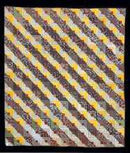 Load image into Gallery viewer, Log Cabin Quilt, Straight Furrow Variation
