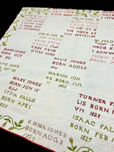 Load image into Gallery viewer, Family Records Quilt

