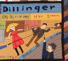 Load image into Gallery viewer, "Crime Does Not Pay" / John Dillinger Quilt
