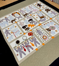 Load image into Gallery viewer, Harriet Powers Bible Quilt (Smithsonian) Reproduction
