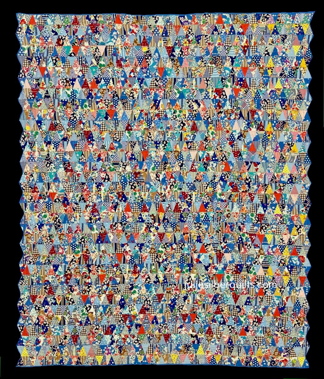 A Thousand Pyramids Quilt