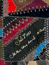 Load image into Gallery viewer, Folk Art Crazy Quilt Top
