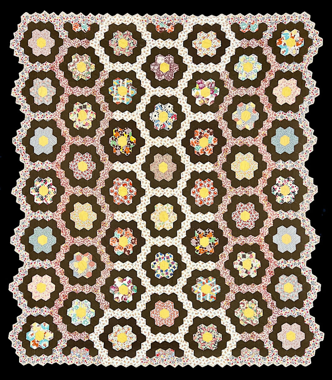 Grandmother's Flower Garden Quilt