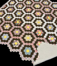 Load image into Gallery viewer, Grandmother&#39;s Flower Garden Quilt

