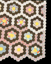 Load image into Gallery viewer, Grandmother&#39;s Flower Garden Quilt
