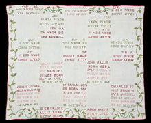 Load image into Gallery viewer, Family Records Quilt
