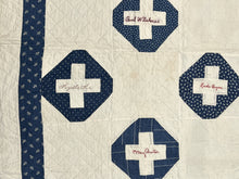 Load image into Gallery viewer, Indigo Friendship Quilt
